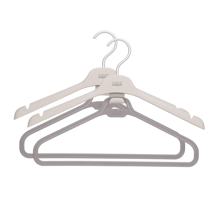 Joseph Joseph - Orderly Cintre, deux couches, écru (lot de 2)