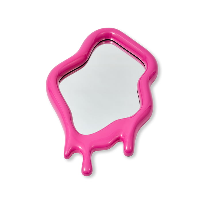 Pols Potten - Miroir Melting M, ovale, light pink