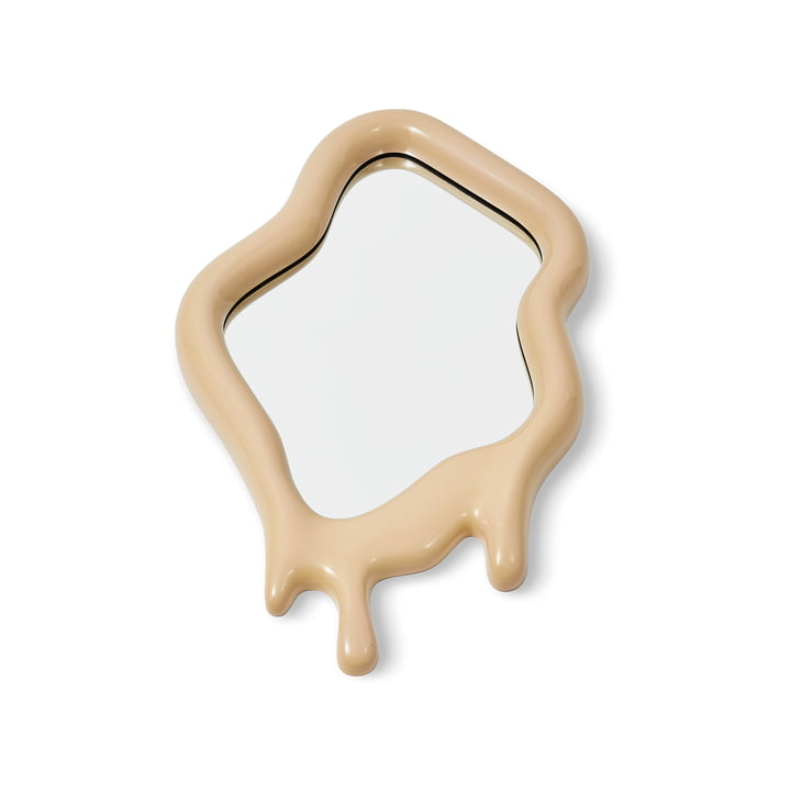 Pols Potten - Melting miroir M, ovale, beige