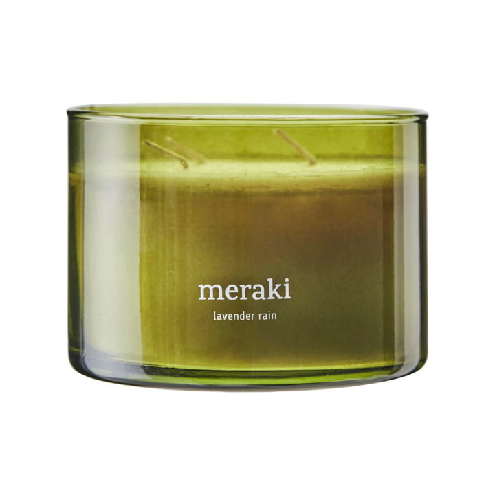 Meraki - Bougie parfumée, Ø 10 cm, Lavender rain