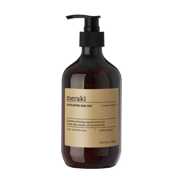 Meraki - Savon pour les mains avec exfoliant, Northern dawn, 490 ml
