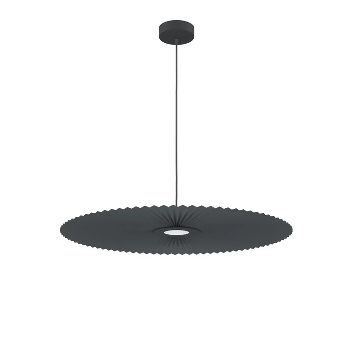Hartô - Suspension Carmen LED light M, Ø 90 cm, slate grey (RAL 7016)