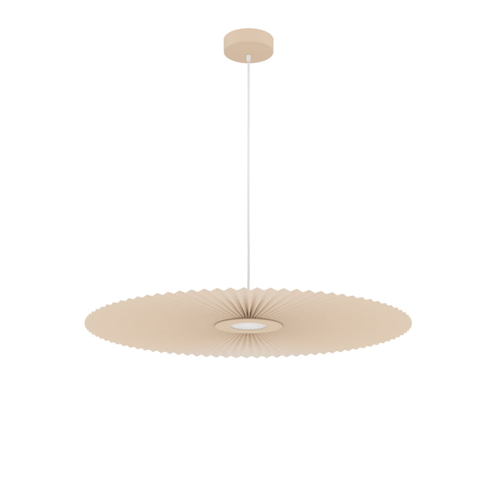 Hartô - Suspension Carmen LED light M, Ø 90 cm, sable doré (RAL 1015)