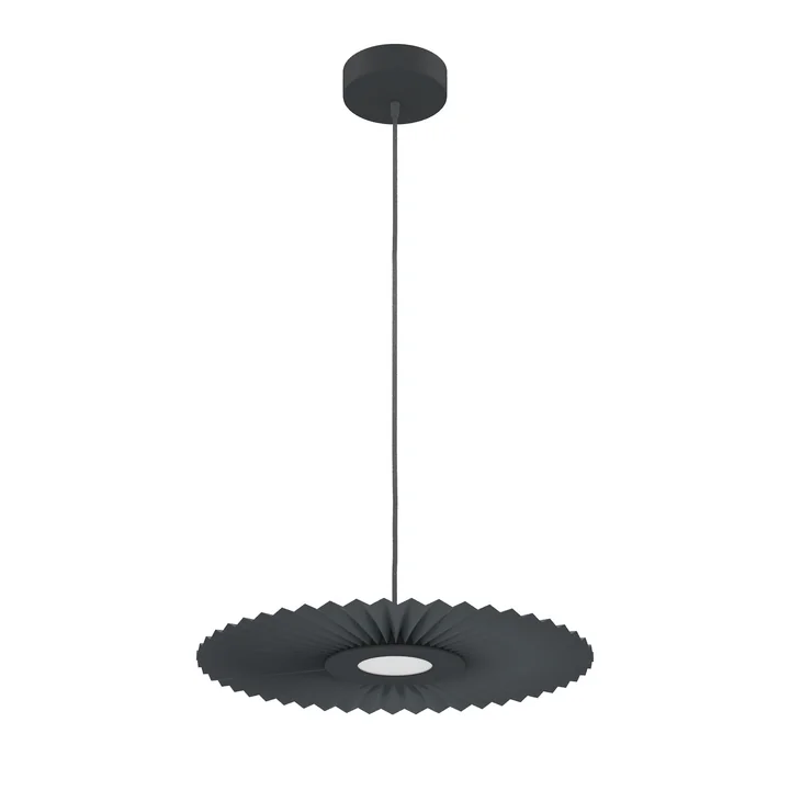 Hartô - Suspension Carmen LED light S, Ø 50 cm, slate grey (RAL 7016)