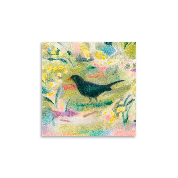 Paper Collective - Un Merle Poster, 50 x 50 cm