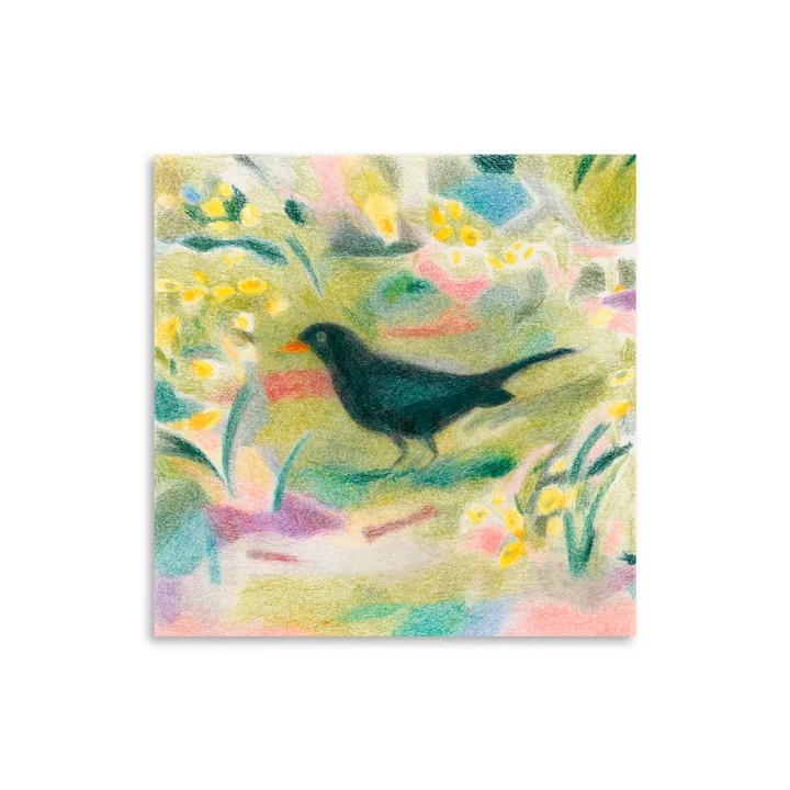 Paper Collective - Un Merle Poster, 70 x 70 cm