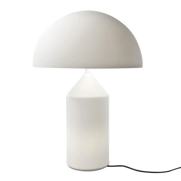 Oluce - Atollo lampe de table 233, blanc RAL 9003