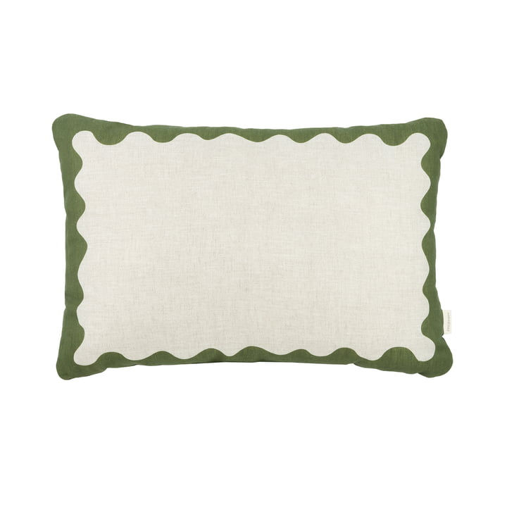 Nobodinoz - Vibes Coussin L, 45 x 30 cm, vert