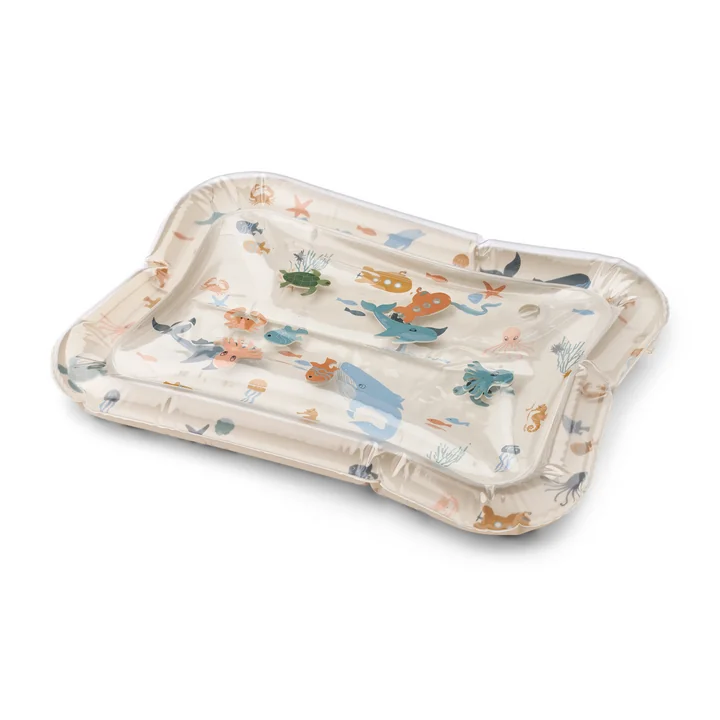 LIEWOOD - Elin Tapis d'activités, gonflable, Sea creature / sandy