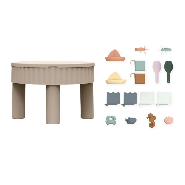 LIEWOOD - Table de jeu Sepp, 80 x 76 cm, sandy multi mix