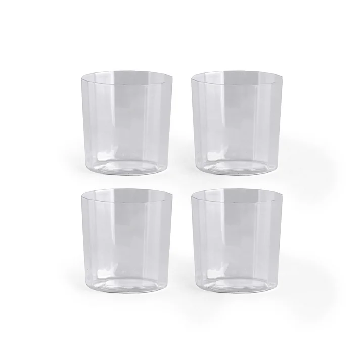 HAY - Angle Verre, large, transparent (4 pièces)