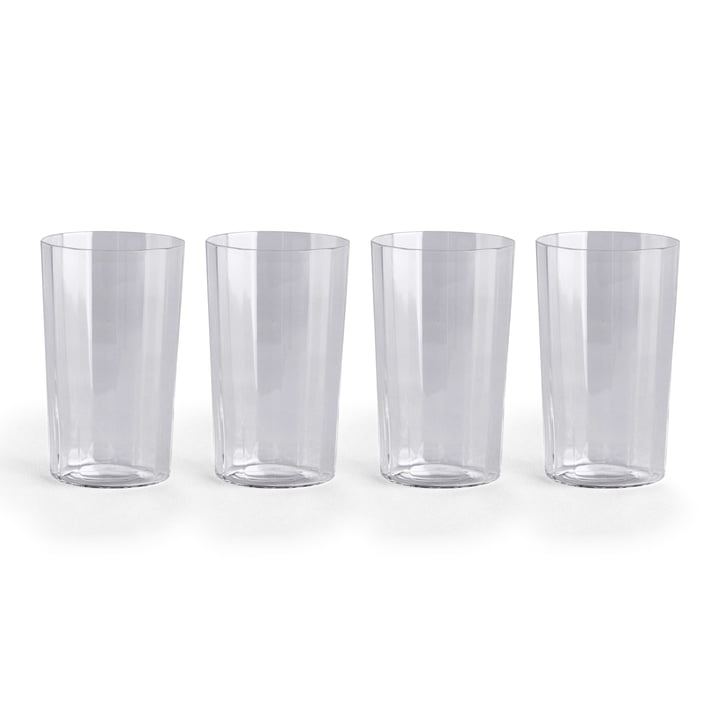 HAY - Angle Verre, moyen, transparent (4 pièces)