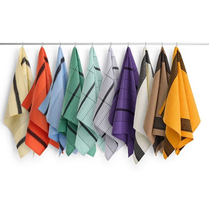 HAY - Linear Torchon à vaisselle, 80 x 52 cm