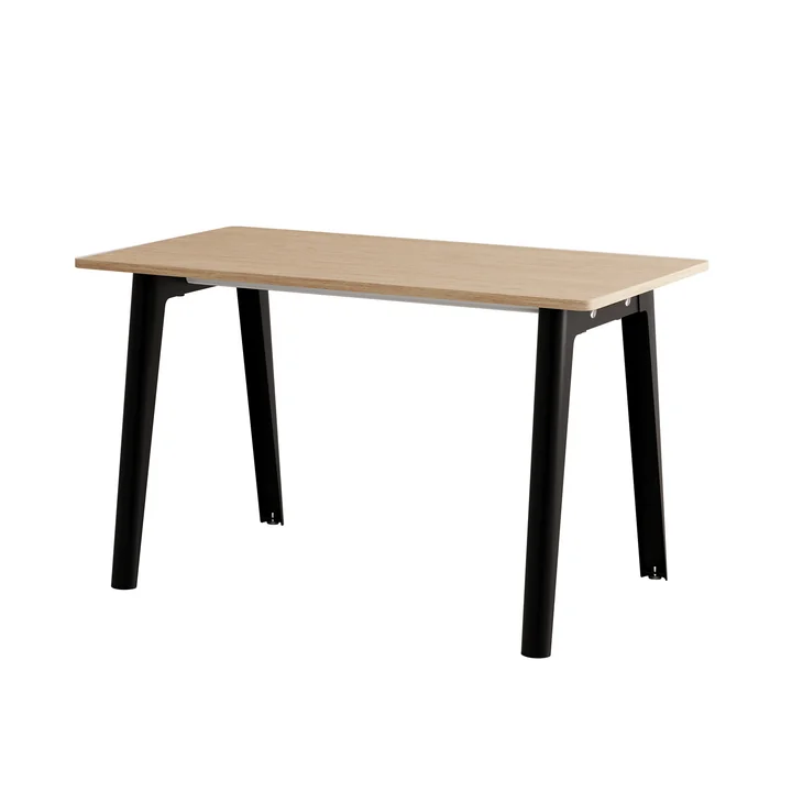 TipToe - NEW MODERN Bureau, 75 x 130 cm, bouleau / graphite noir