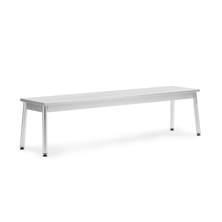 Ex Banc de jardin, 173 x 42 cm, aluminium de Normann Copenhagen