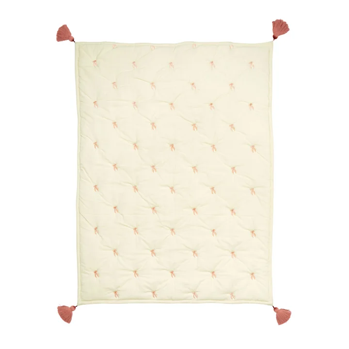 Cam Cam Copenhagen - Couverture brodée, bows