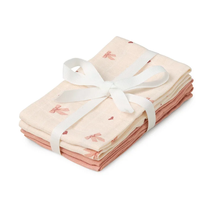 Cam Cam Copenhagen - Serviette de toilette, bows (set de 4)