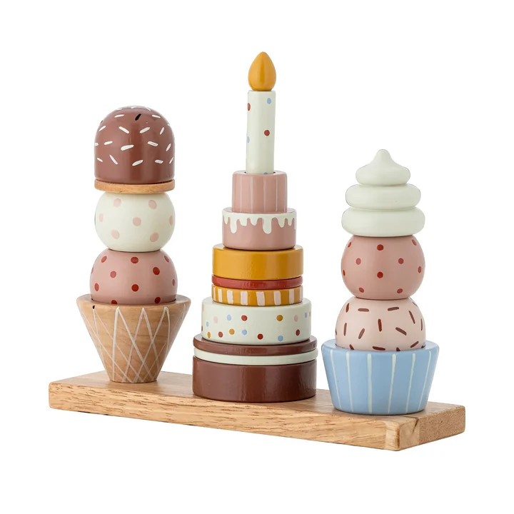 Bloomingville Mini - Jouet d'activité Celebrate, multicolore (18 pcs.)