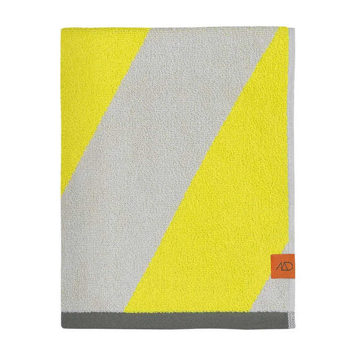 Mette Ditmer - Diagonal Serviette de bain 70 x 133 cm, jaune