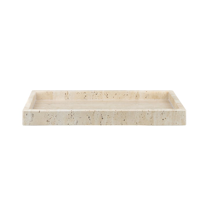 Mette Ditmer - Plateau Travertine, 16 x 31 cm, lin