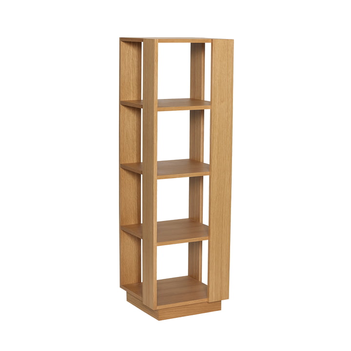 Hübsch Interior - Merge Étagère sur pied 45 x 45 x 140 cm, chêne