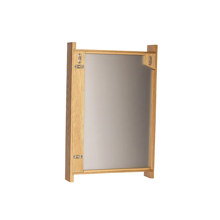 Hübsch Interior - Forma miroir mural 60 x 40 cm, cadre chêne