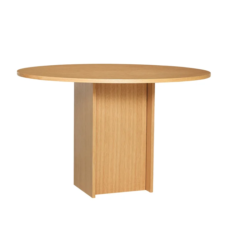 Hübsch Interior - Straight Table à manger, Ø 120 cm, chêne