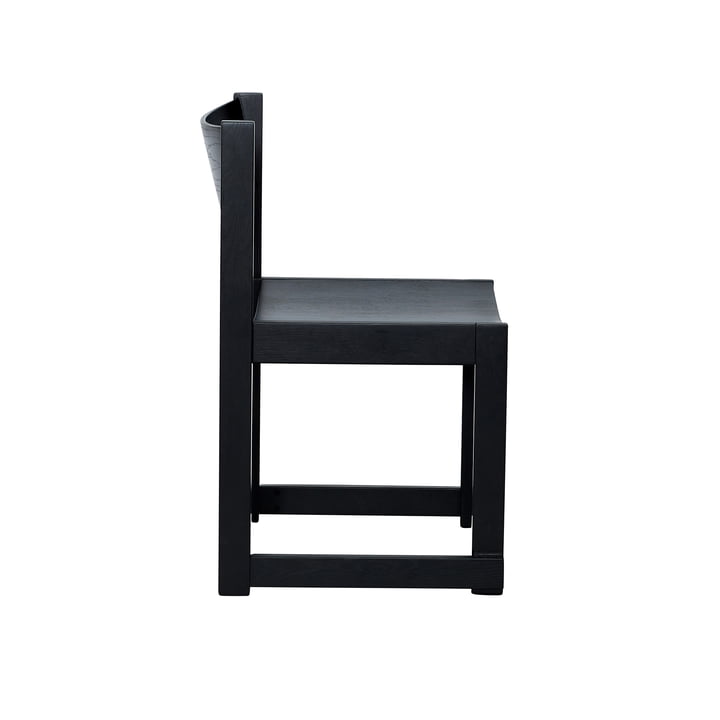 Hübsch Interior - Forma chaise de salle à manger, chêne noir