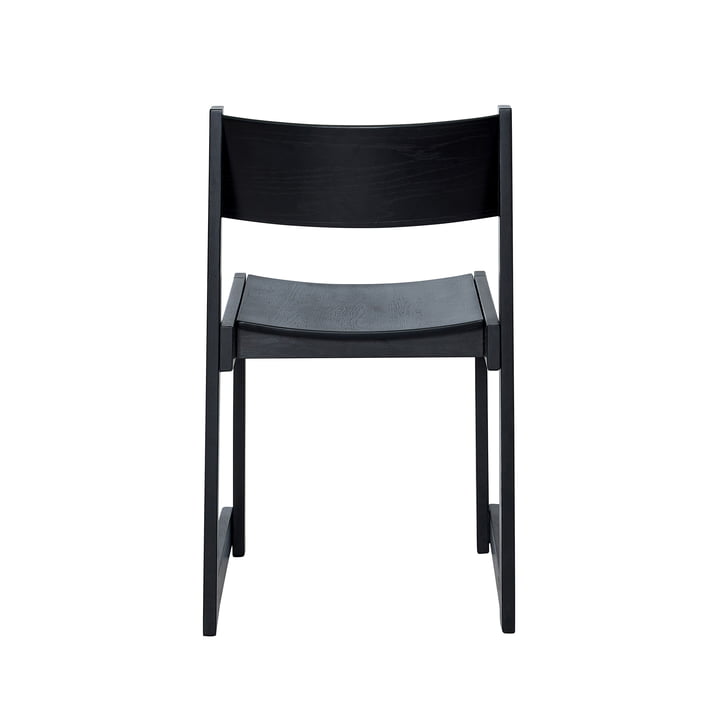 Hübsch Interior - Forma chaise de salle à manger, chêne noir