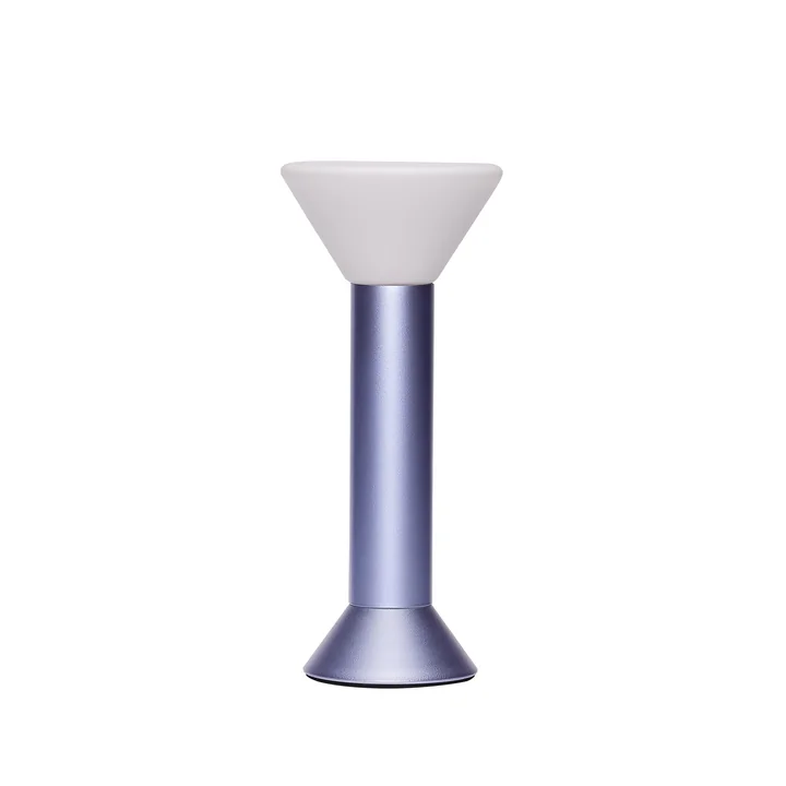 Hübsch Interior - Lampe à accu Flash, metallic purple