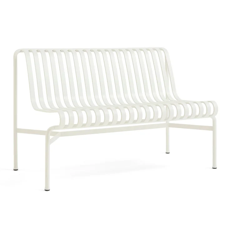 HAY - Palissade Dining Bench sans accoudoirs, blanc crème