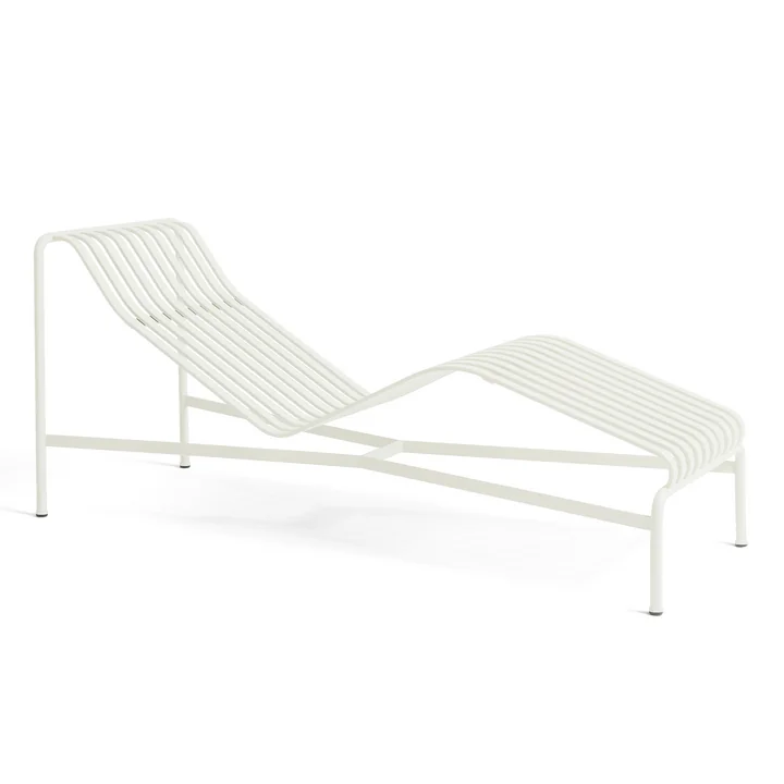 HAY - Palissade Chaise Longue Chaise longue, blanc crème