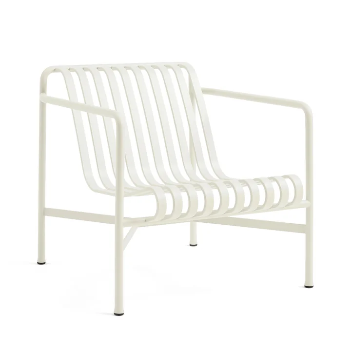 HAY - Palissade Lounge Chair Low , blanc crème