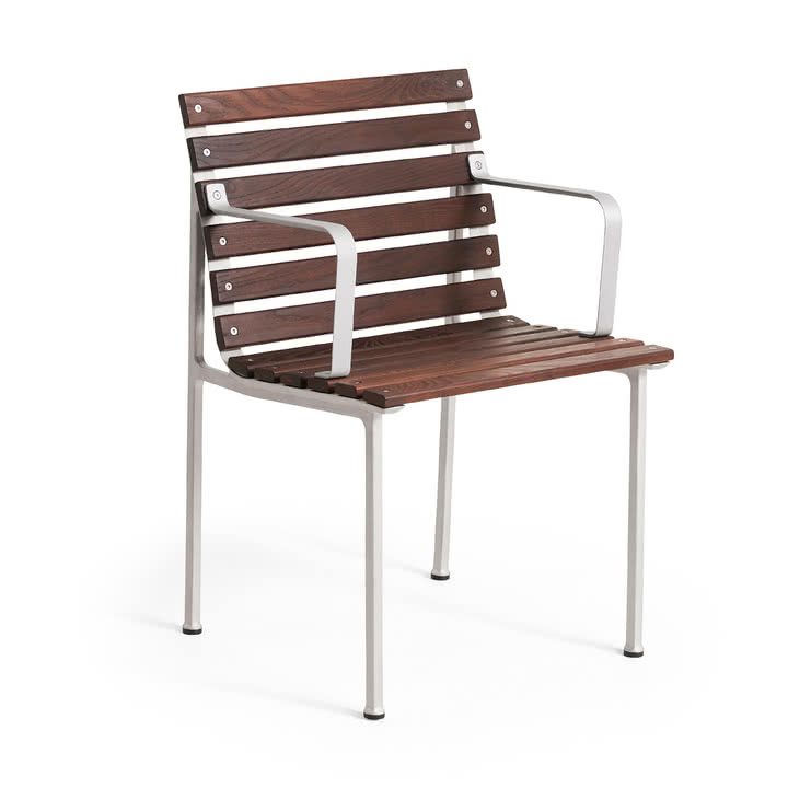 HAY - Traverse Fauteuil, aluminium / frêne huilé