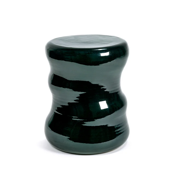 Serax - Pawn Organic Tabouret, Ø 29 cm, vert