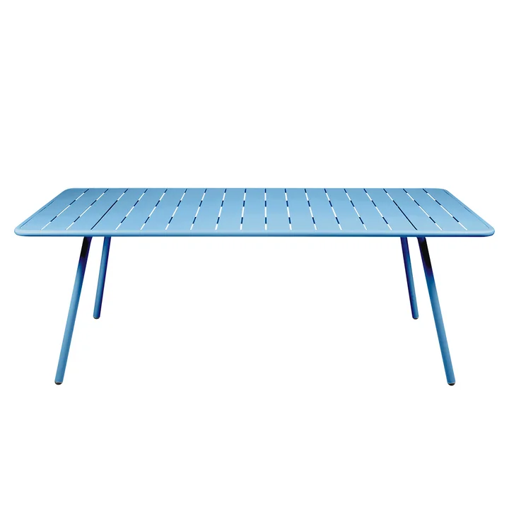 Fermob - Luxembourg Table, rectangulaire, 100 x 207 cm, maya blue