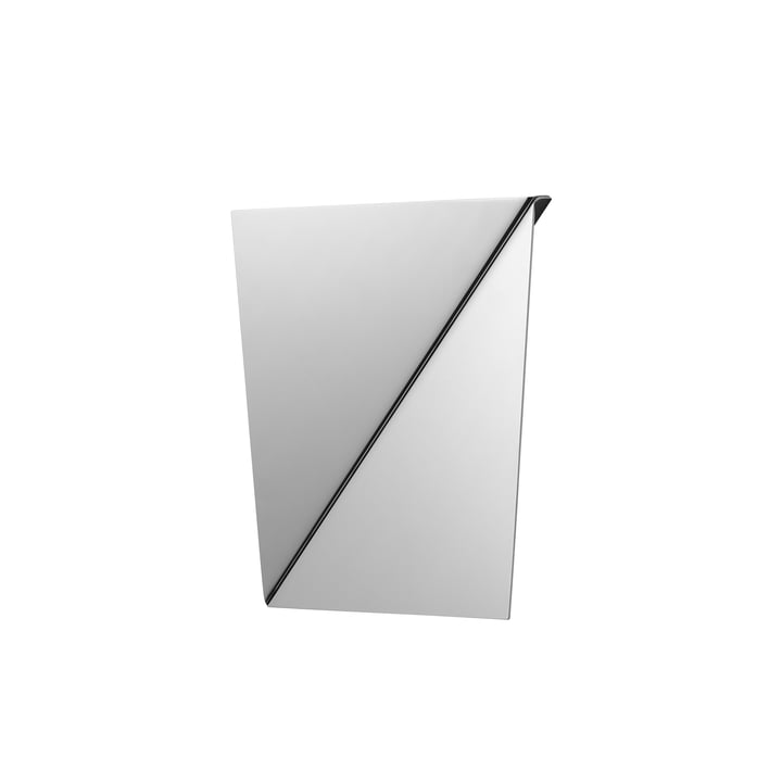 Muuto - Gaze miroir mural, acier poli, 30 x 25 cm