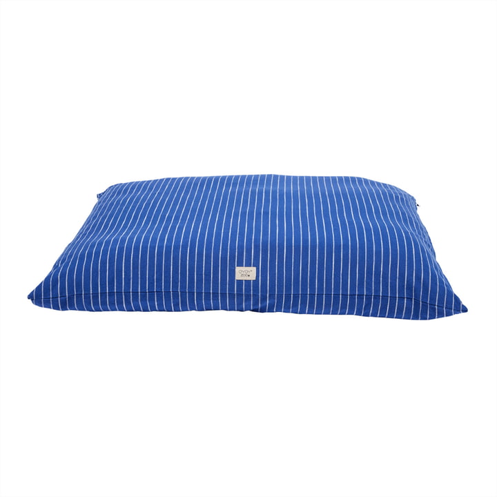 OYOY ZOO - Kyoto Coussin pour chien, large, bleu optique