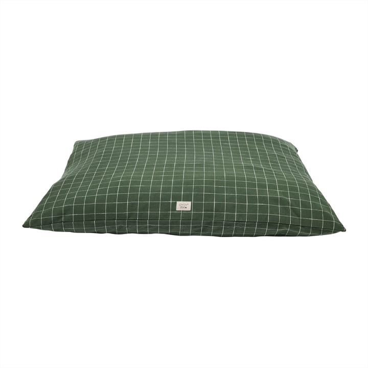 OYOY ZOO - Kyoto Coussin pour chien, large, olive