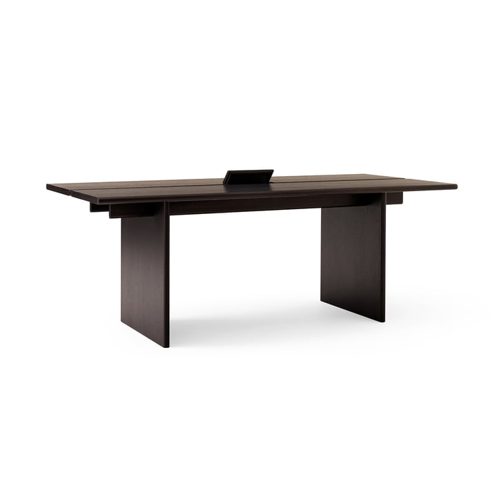 & Tradition - Ita OS1 Table de salle à manger, 200 x 95 cm, chêne teinté foncé