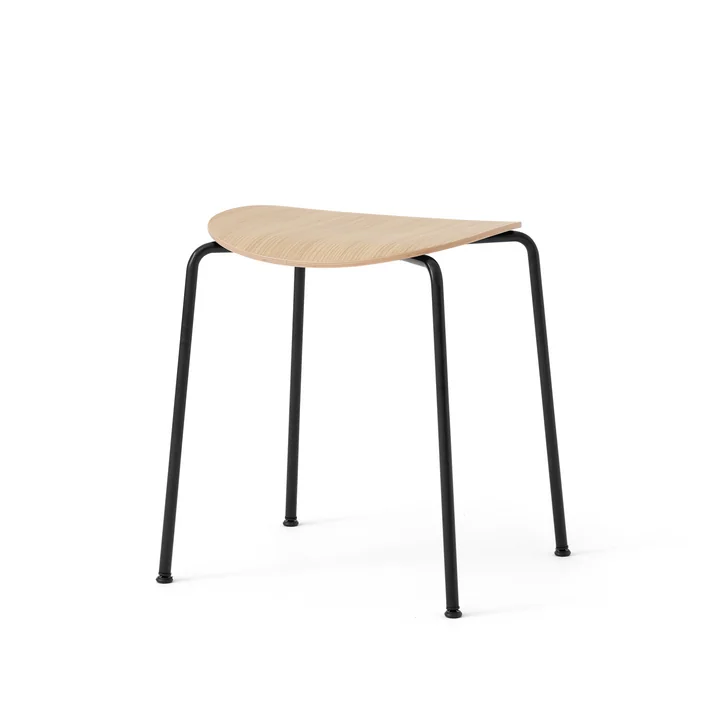 & Tradition - Pavilion AV36 Tabouret, H 46 cm, chêne (patins en plastique)