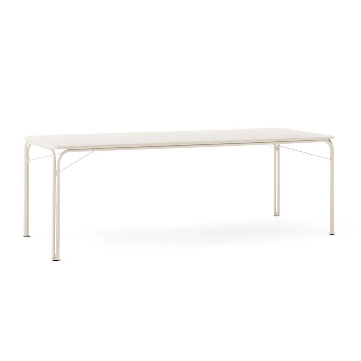 & Tradition - Thorvald SC99 Table de jardin, 220 x 90 cm, ivory