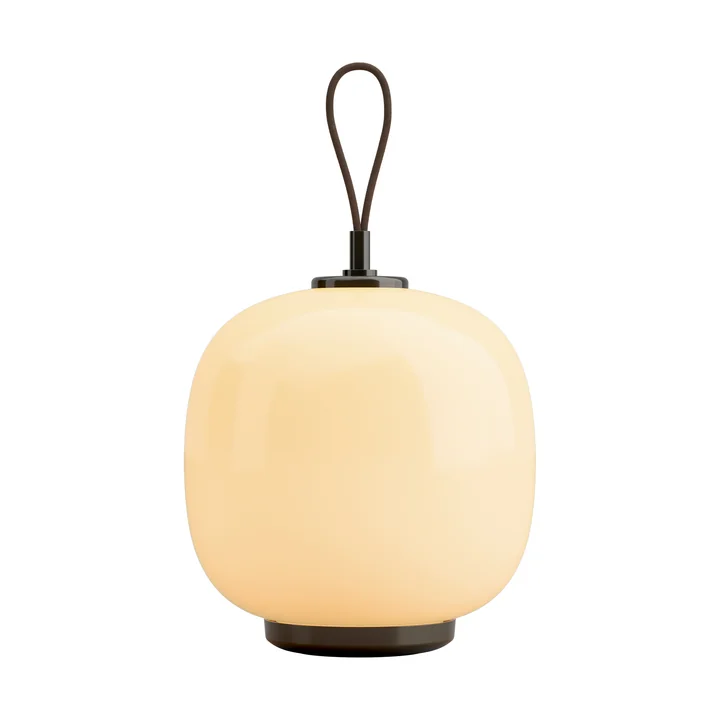 Louis Poulsen - VL45 Radiohus Portable LED lampe de table, laiton / glossy pale yellow