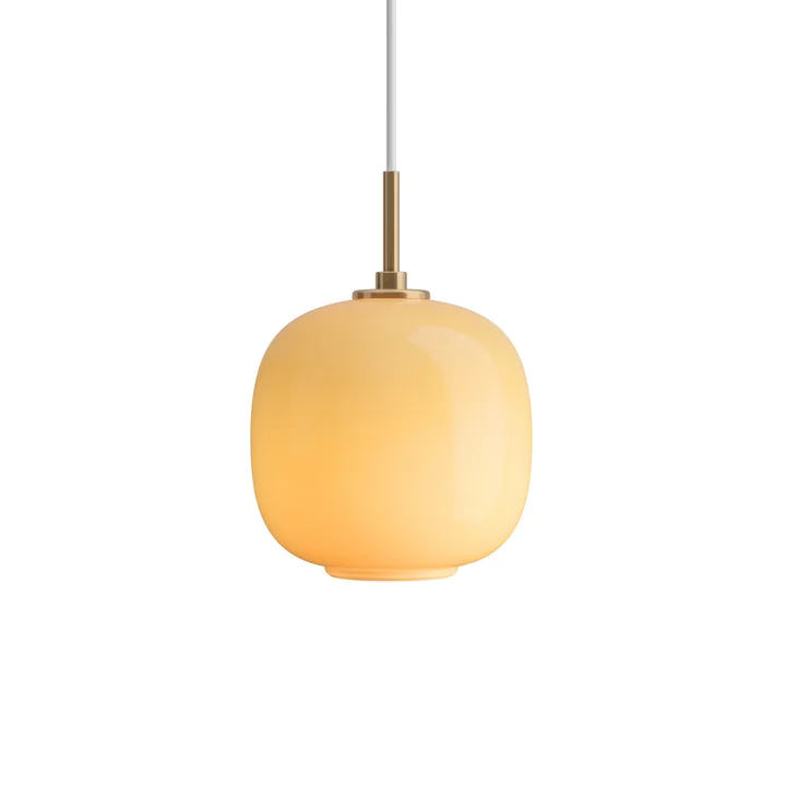 Louis Poulsen - VL45 Radiohus Lampe à suspendre, Ø 17,5 cm, laiton / glossy amber