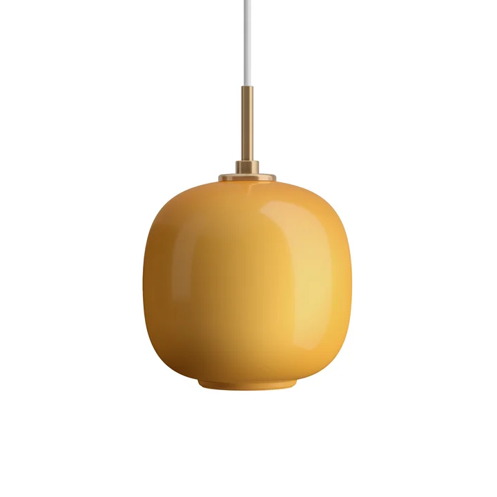 Louis Poulsen - VL45 Radiohus Lampe à suspendre, Ø 17,5 cm, laiton / glossy amber