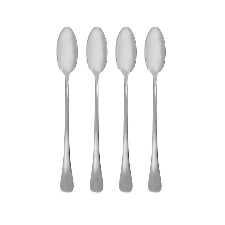 House Doctor - Brush cuillère, longue, argent-finish (set de 4)