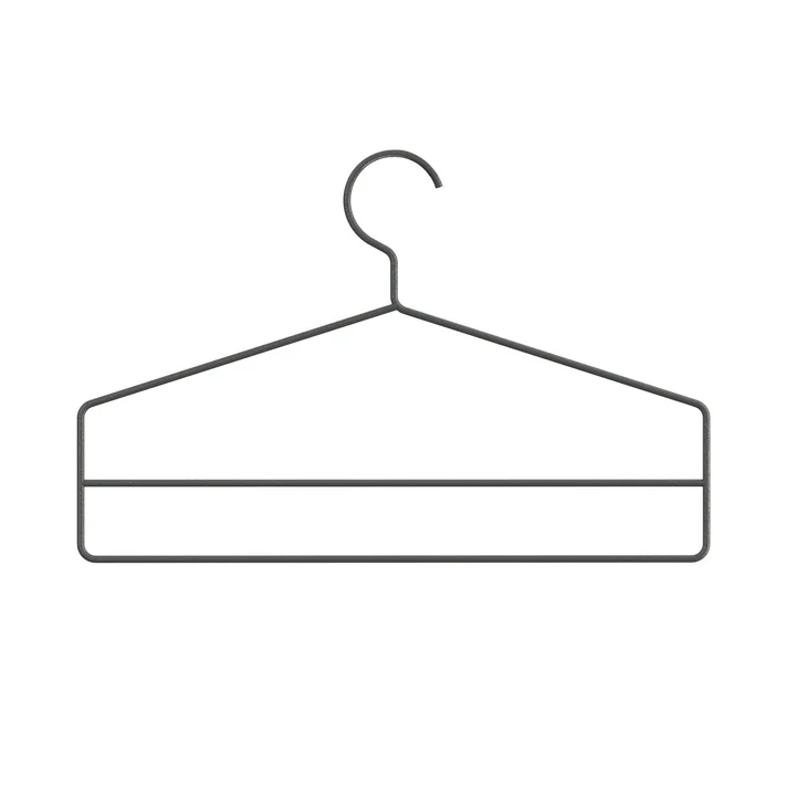 String - Cintre, gris foncé (lot de 4)