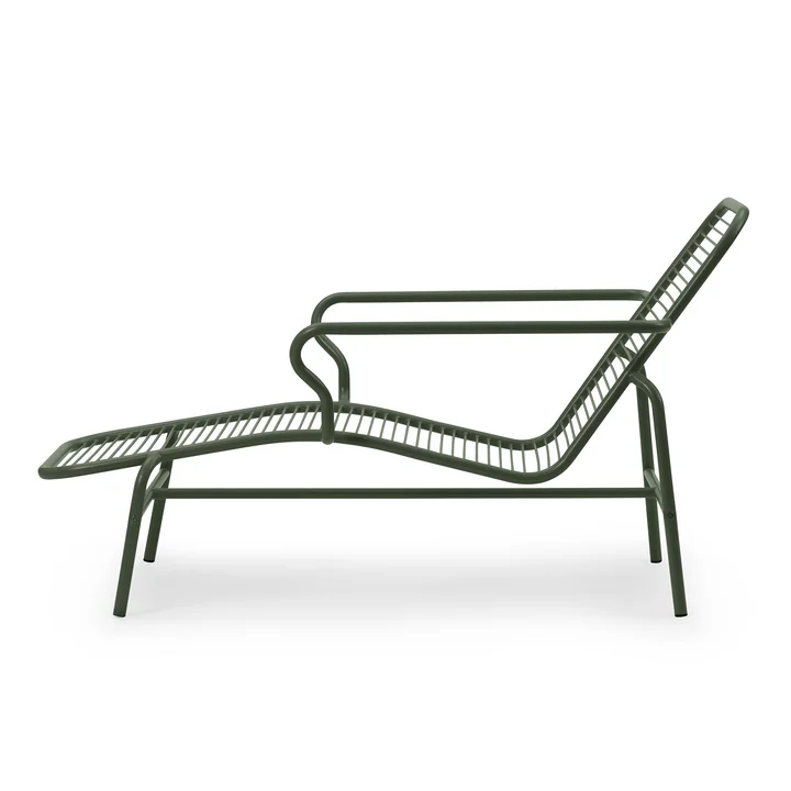 Normann Copenhagen - Vig Chaise longue, vert foncé