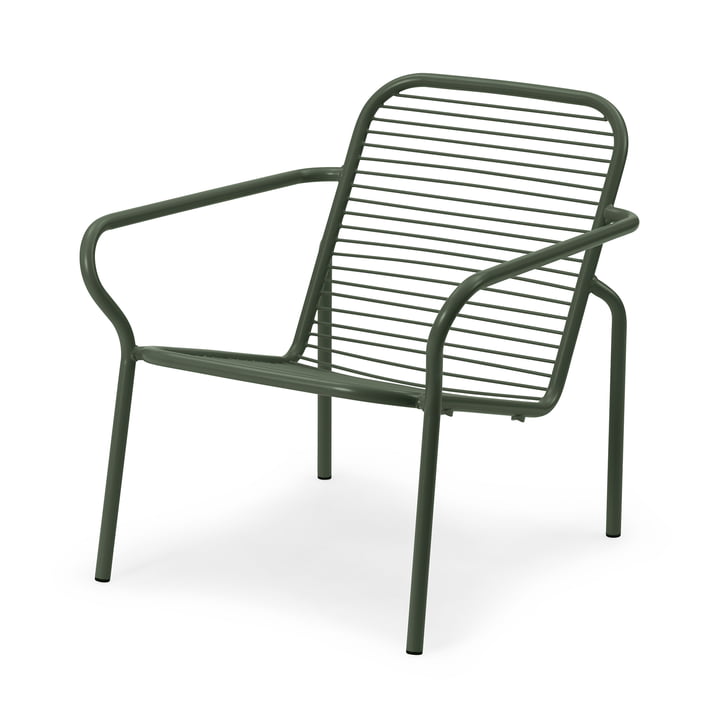 Normann Copenhagen - Vig Lounge Chair, vert foncé