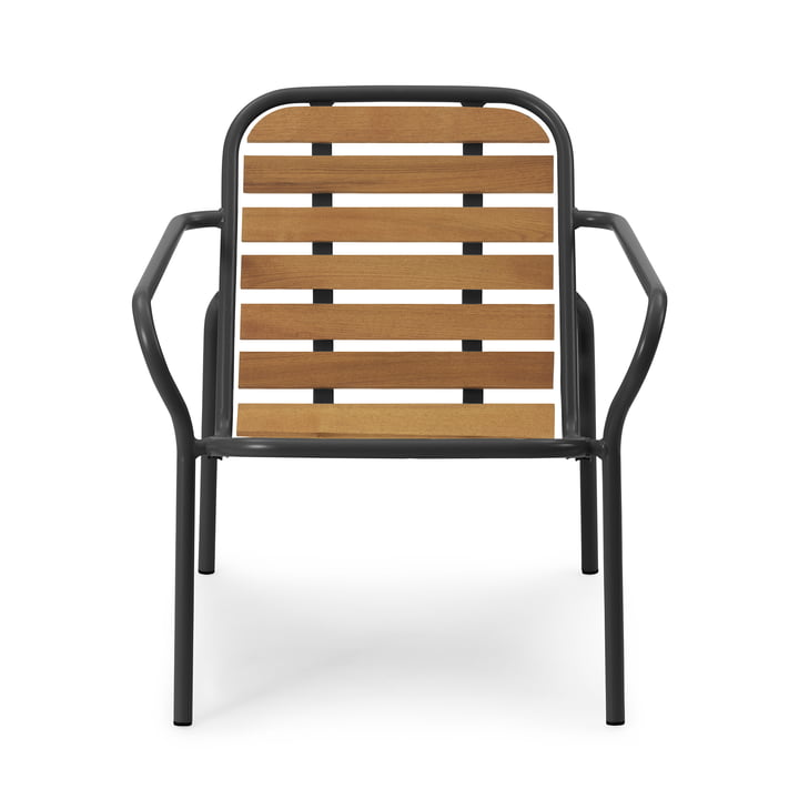 Normann Copenhagen - Vig Lounge Chair, noir / robinier